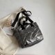 thumbnail image 3 of Bolsos cruzados casuales acolchados para mujer bolso de hombro acolchado de algodón (gris oscuro) Likrtyny Para estrenar, 3 of 9