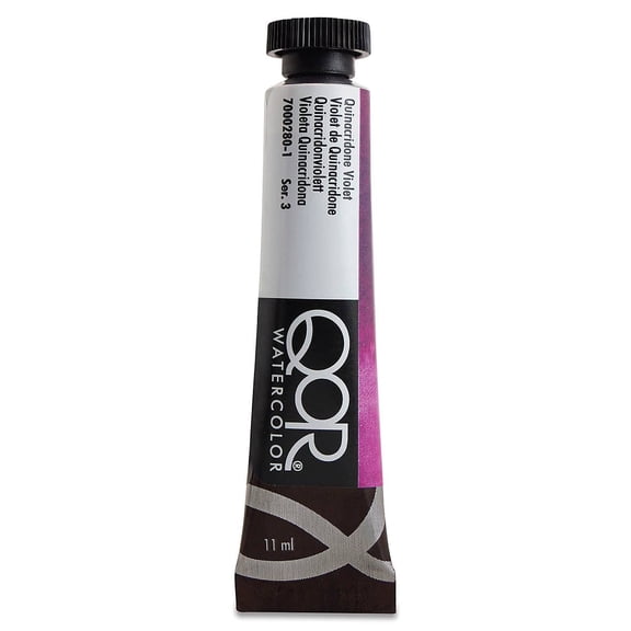 QoR Watercolor, 11ml Tube, Quinacridone Violet