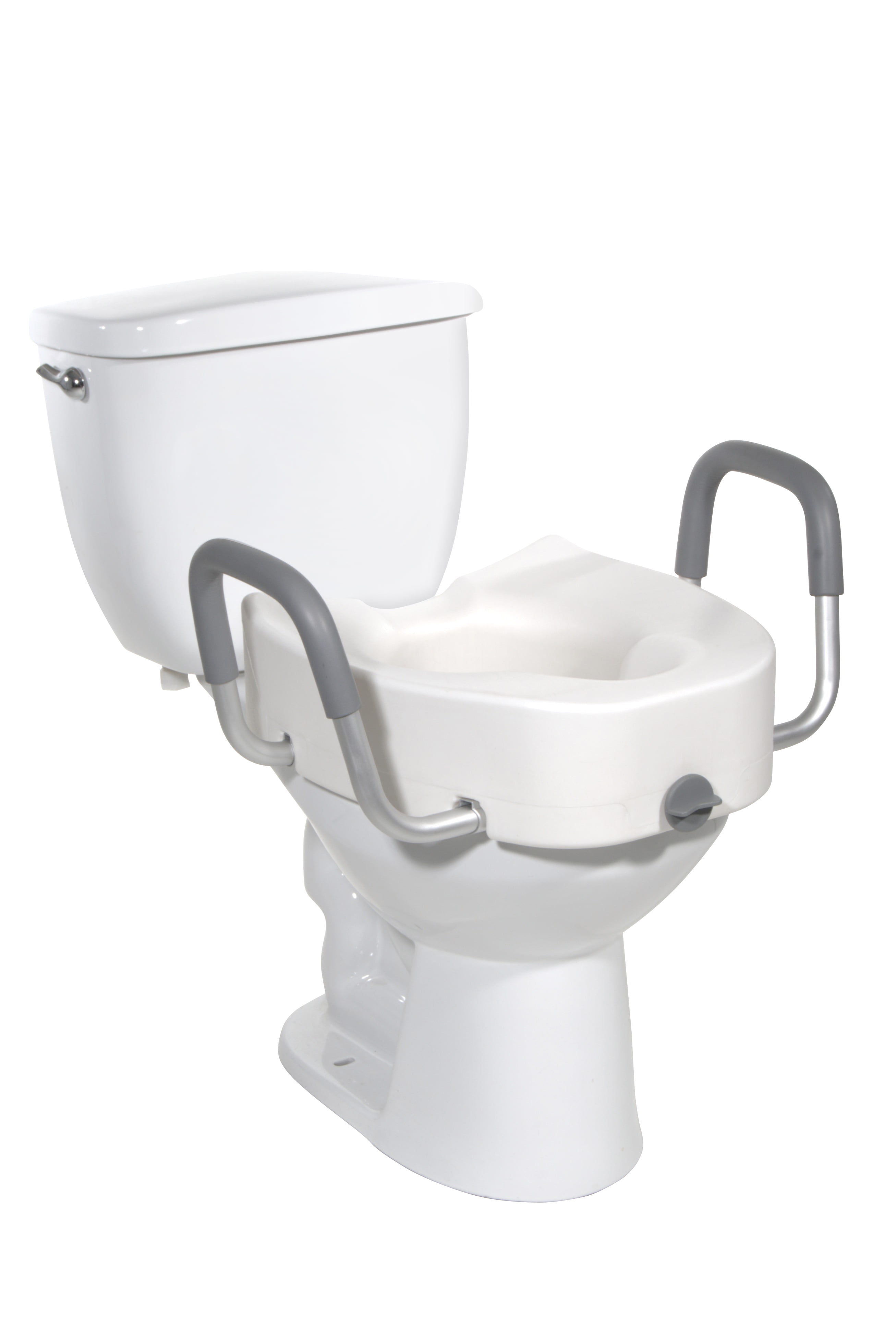 Shark rotator freestyle cordless stick vacuum. drive medical premium plastic raised toilet seat with lock and padded armrests elongated