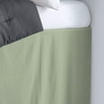 thumbnail image 2 of Dorm Room Bed Skirt - College Dual Tone Dorm Bed Skirt - Long Two Tone Dorm Bedskirts - Extra Long Dorm Room Bed Skirt - Brushed Microfiber Two Tone Bedskirts - Twin-XL - 48" Drop, Light Sage, 2 of 2