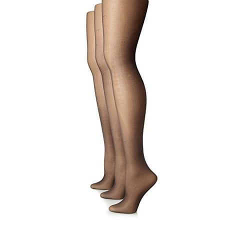 

No Nonsense Women s Control Top Pantyhose 3-pack Off Black B