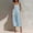 Sky Blue, variant on Asgosdo Women Cotton Linen Overalls Square Neck Sleeveless Capris Rompers Casual Comfy Jumpsuits with Pockets