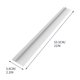 thumbnail image 3 of Tope de la tapa lateral de 21 pulgadas | Sellador resistente al calor para huecos de cocina | Material de Grado Alimentario | Apto para lavavajillas | Recortar a medida | Limpieza fácil | 1 Pack, 3 of 3