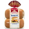 Arnold Country White Classic Hamburger Rolls, 8 count, 16 oz