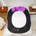 thumbnail image 5 of Manfei Kids Game Console King Sheet Set (4-Piece) Pink Purple Black Sparkling Decor For Boys, 5 of 7