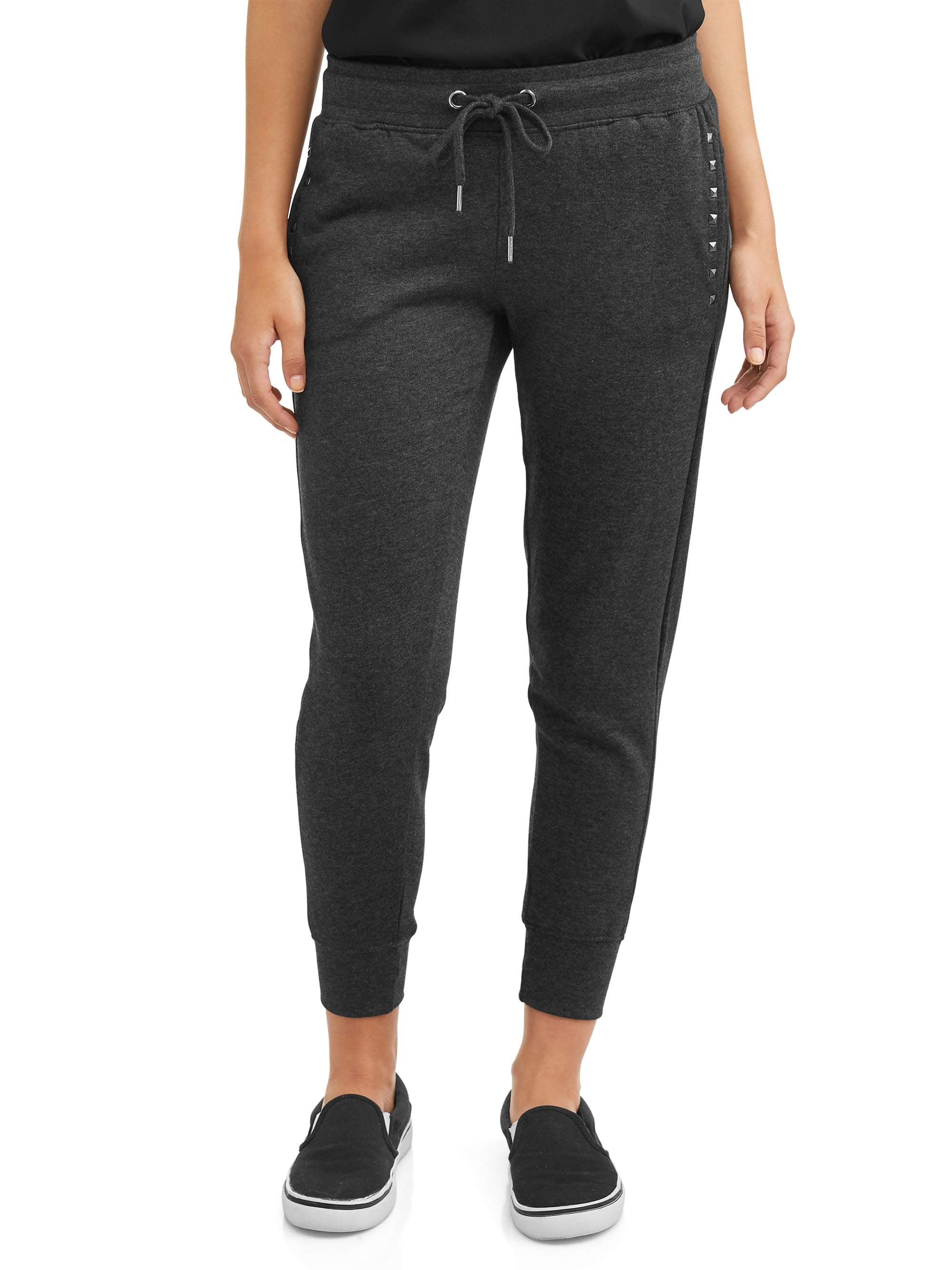 New York Laundry Athleisure Women's Brushed Jogger Pant With Rib Trim ...