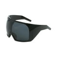 thumbnail image 3 of New Large Frame Sunglasses, Futuristic Style Sunglasses for Women & Men, Integrated Eye Protection UV Sunglasses, Oversized Frames for Sun Protection, 3 of 8