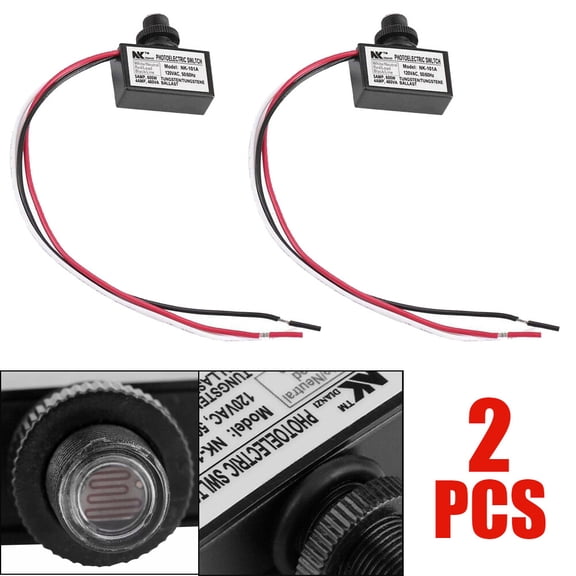 Photoelectric Photocell Dusk to Dawn Button Flush Mount Photo Control Eye Switch