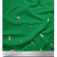 thumbnail image 1 of Soimoi Cotton Duck Fabric Leaves & Flower Panel Printed Fabric 1 Yard 56 Inch Wide, 1 of 3