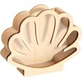 thumbnail image 1 of Shell Display Case Stones Storage Holder Creative Clear Decoration Desktop Wooden Money Box Keepsake Wooden Shell Display Box, 1 of 7