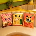 thumbnail image 4 of A Plushie Bag Pudding Toys Kawaii Doughnut Bag Mini Capybara Balls French Fries Cookies Dolls Biscuit Snacks Food Pillow, 4 of 5