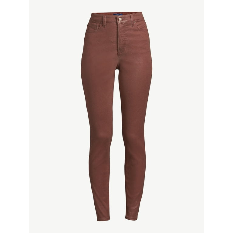 Brown jeggings clearance walmart