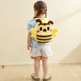 thumbnail image 6 of QEFJNO 10" Toddler Backpack Kids Animal Bee Soft Plush Bag Mini Travel Bag for Girl Boy 2-5Y, 6 of 7