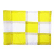 Golf Accessories for Men Chipping Hitting Drop Shipping Plaid Pattern Family Balcony Office Markers Backyard Training Flag Gifts yellow white plaid