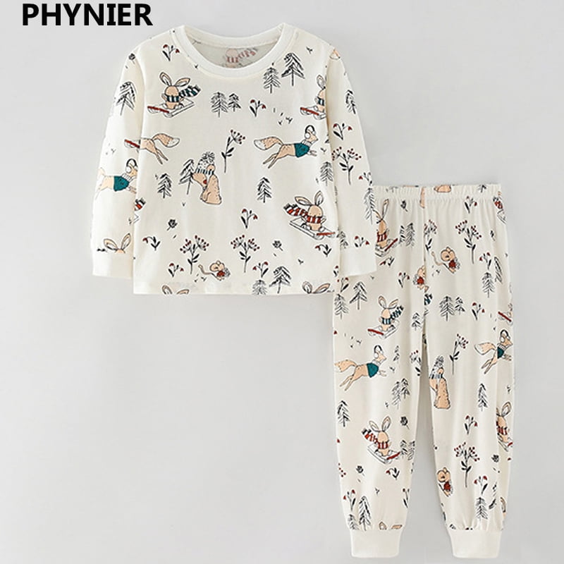 PHYNIER Little Big Girls Pajamas Set Kids PJs 100 Cotton Sleepwear2T