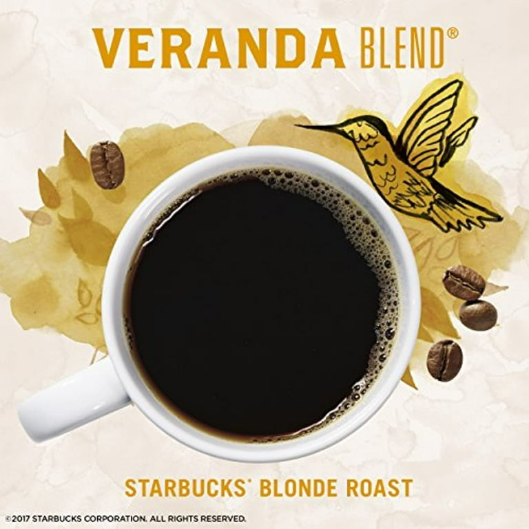 Starbucks Coffee Via Ready Brew, Instant Coffee, Veranda Flavor, 1 Box Of 8  Individual Servings 