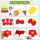 thumbnail image 5 of Rollos de papel crepé Srapwati, 24 colores, 25 x 250 cm, con accesorios, 5 of 7