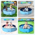 thumbnail image 6 of Foldable Dog Pool, Collapsible Pet Bath Tub, Portable Wading Pool for Kids and Dogs, 6 of 6