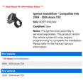 thumbnail image 2 of Ignition Immobilizer - Compatible with 2004 - 2006 Acura TSX 2005, 2 of 2