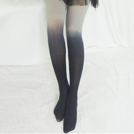 

wendunide Socks Vintage Gradual Gradient Change Tights Stockings Women Girls Pantyhose Fashion