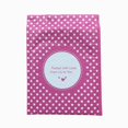 thumbnail image 3 of 25 #0 6x10 (Packed with Love from Us to You) Pink Dot Poly Bubble Shipping Mailers, 3 of 5