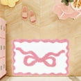 thumbnail image 5 of Valentines Day Rug Bow Decor Rug P-ink Fluffys Rug Non-Slide Plushes Bedroom Carpet Door Mat For Romantic Home Decor Gift For Girl G, 5 of 7