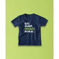 thumbnail image 4 of Tstars Boys' Hockey T-Shirt - Presents for Hockey Lovers Players - Youth Ice Hockey Gift - L, Navy, 4 of 5