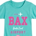 thumbnail image 3 of Barbie -BAX Barbie Land Airport - Toddler & Youth Girls Short Sleeve Graphic T-Shirt, 3 of 5