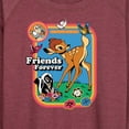 thumbnail image 3 of Bambi - Friends Forever - Women's Lightweight French Terry Long Sleeve Shirt, 3 of 5