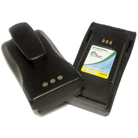 2x Pack - Motorola EP450 Battery - Replacement for Motorola NNTN4851A Two-Way Radio Battery (1600mAh, 7.5V, NI-MH)