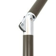 thumbnail image 6 of California Umbrella Pacific Trail Series 9 Ft Octagonal Aluminum Push Button Tilt Patio Umbrella W/ Crank Lift - Matted White Frame / Olefin Navy White Cabana Stripe Canopy, 6 of 6