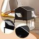 thumbnail image 1 of Casa para Gatos Refugio para Exteriores Caseta para El Frío Tienda Impermeable Nido de Animales con Construcción Elevada Que Resiste Viento Adecuado con hielera, 1 of 9