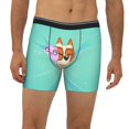 thumbnail image 2 of Saiise Bluey Men's Underwear Boxer Briefs Cotton Trunks Short Leg Underwear (S-XXL), 2 of 7