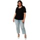thumbnail image 4 of Blusa con pedrería, talla extra modelo 3022-L (negro) negro 42 Roman Fashion Blusa extra 3022-L, 4 of 5