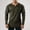 Army Green, variant on Men Heather Raglan Three Button Notch V Neck Long Sleeve Henley Top, Soft Slim Breathable Casual Athletic Pullover Shirt for Daily Gym Travel Wear(Black,M)