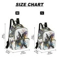 thumbnail image 3 of Black Butterflies Travel Laptop Backpack Casual Daypack Lightweight Bookbag Compartment for Business, 3 of 7