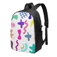 thumbnail image 1 of YFYANG 17" Laptop Backpack, Geometric Abstract Doodles Fashion Travel Work Backpack with USB and Headphone Cable Interface for Men and Women, 1 of 8