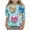 TCJX8-Light Blue, variant on VKOYWKM Girls Valentine's Day Shirts Heart Print Tops 3/4 Sleeve Crew Neck Romantic Tees Cute Tie Dye T-Shirts