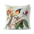 thumbnail image 5 of Bird Indoor Outdoor Premium Broadcloth Fabric Pillow in White 26x26 with zip, 5 of 5