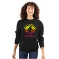 thumbnail image 3 of Believe In Yourself Bigfoot Sasquatch Unisex Plus Fleece Graphic Sweatshirt Brisco Brands 2X, 3 of 5