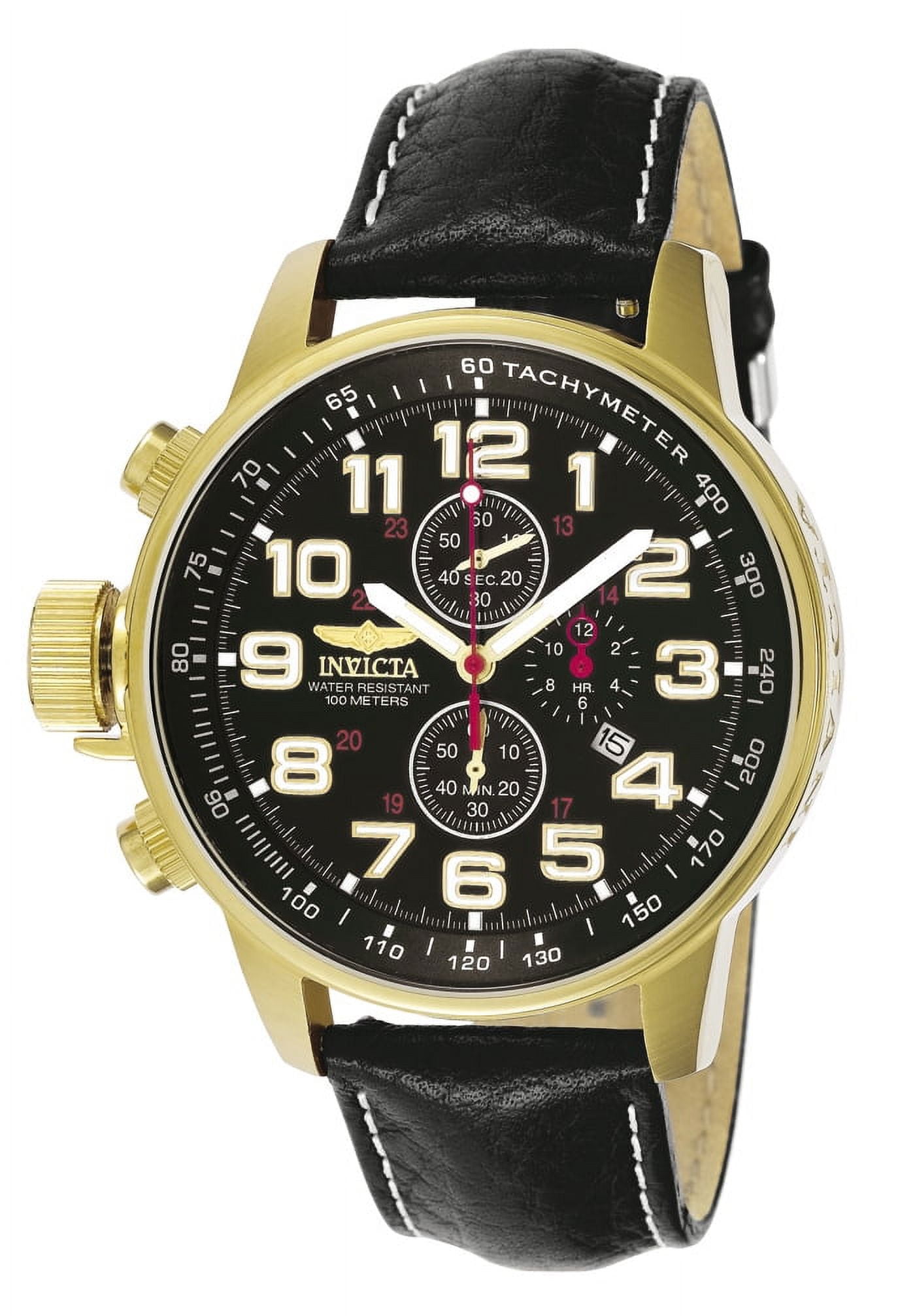 Invicta Men's 1516 I Force Collection 18k Gold Ion-Plated