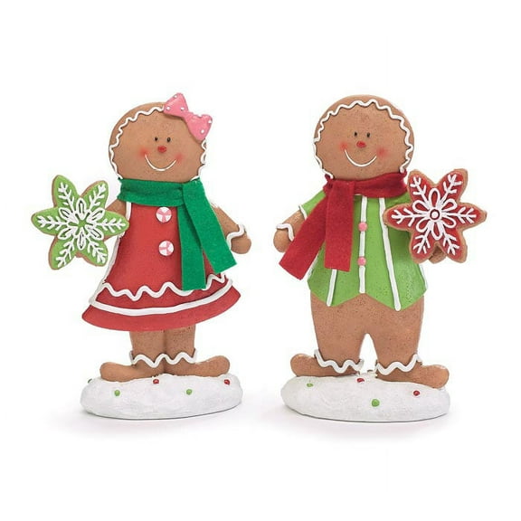 GINGERBREAD COUPLE FIGURINE