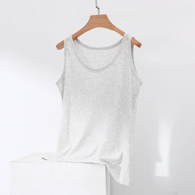 Camisola de manga corta para mujer, de algodón, con cuello redondo, de color liso, para exteriores, ropa interior básica, para decoración del hogar