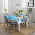 thumbnail image 3 of Atom Ant-theme square tablecloth has an iconic print, fits most tables, and is easy to care for perfect gifts for fans friends and family，55" x 71"（140*180cm）, 3 of 5