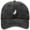 Black, variant on Pigeon Embroidered Vintage Baseball Cap Washed Cotton Dad Hat for Outdoor Black 56-58cm