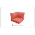 thumbnail image 1 of TK Classics Coussins de Dossier de 6 Pouces pour Chaises d'Angle en Mandarine, 1 of 1