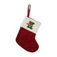 thumbnail image 1 of Décorations de Noël-mini Bas avec Initiales Bas de Noël avec 26 Lettres Décorations de Noël Lettres Tricotées Rouges Bas de Noël Brodés, 1 of 4