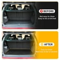 thumbnail image 2 of Unique Bargains Cargo Liner Trunk Mat Trunk Cargo Luggage Boot Tray Mat for BMW X5 5 Seats 2014-2018 Black TPE 1 Pc Flat Face Diamond Pattern Rear Anti-Slip, 2 of 7