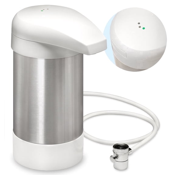 WaterChef C7500 Countertop Water Filtration System with Intelligent Monitor, 1,000-Gallon Filter, Certified for 78 Contaminants, White, Made in USA