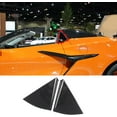 thumbnail image 2 of TINKI Rear Side Window Louver Cover Compatible with Chevrolet Corvette C8 2020-2023, ABS Rear Window Shutters Trim Cover, Fit for Convertible, 2 of 2